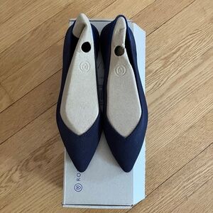 Rothy’s Point Flats Navy sz 8